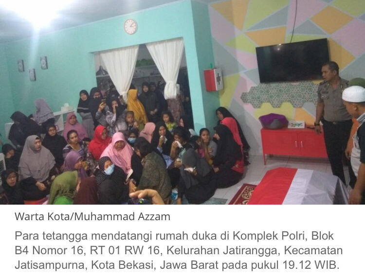 Istri Briptu Fandi Nyaris Pingsan Saat Iringi Jenazah