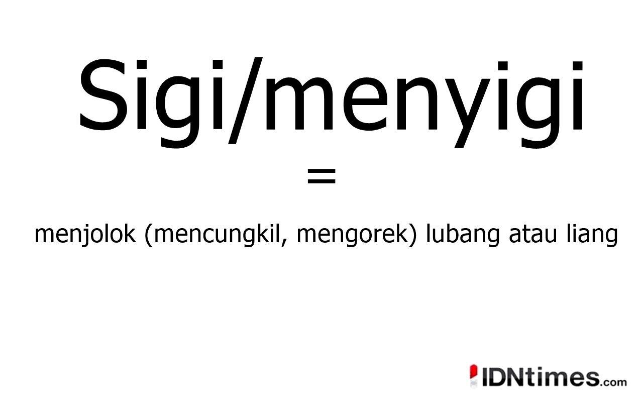 10 Istilah dalam bahasa Indonesia yang jarang di dengar orang