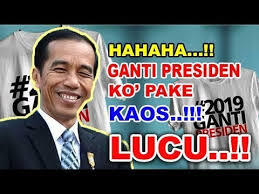 Jokowi: Silakan Pakai Kaus #2019GantiPresiden