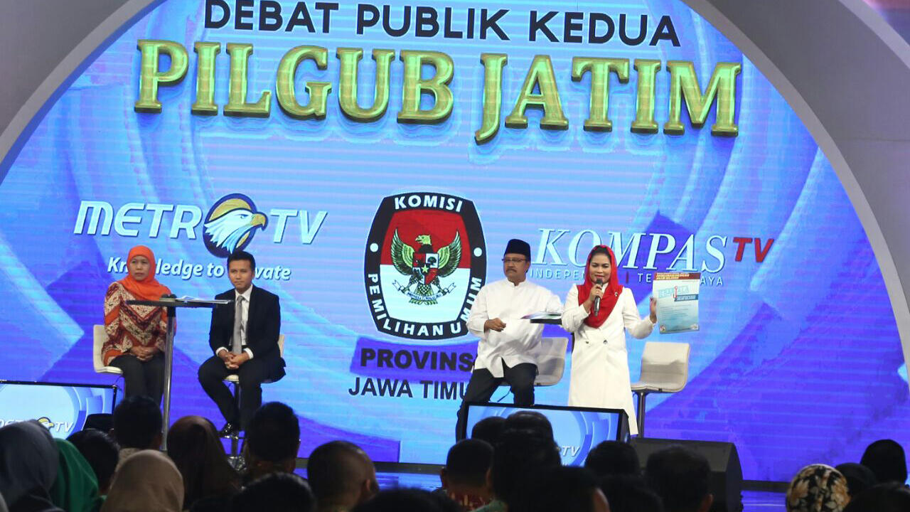 Panelis Debat Pilgub Jatim Puji Kesiapan Data Dari Kedua Paslon