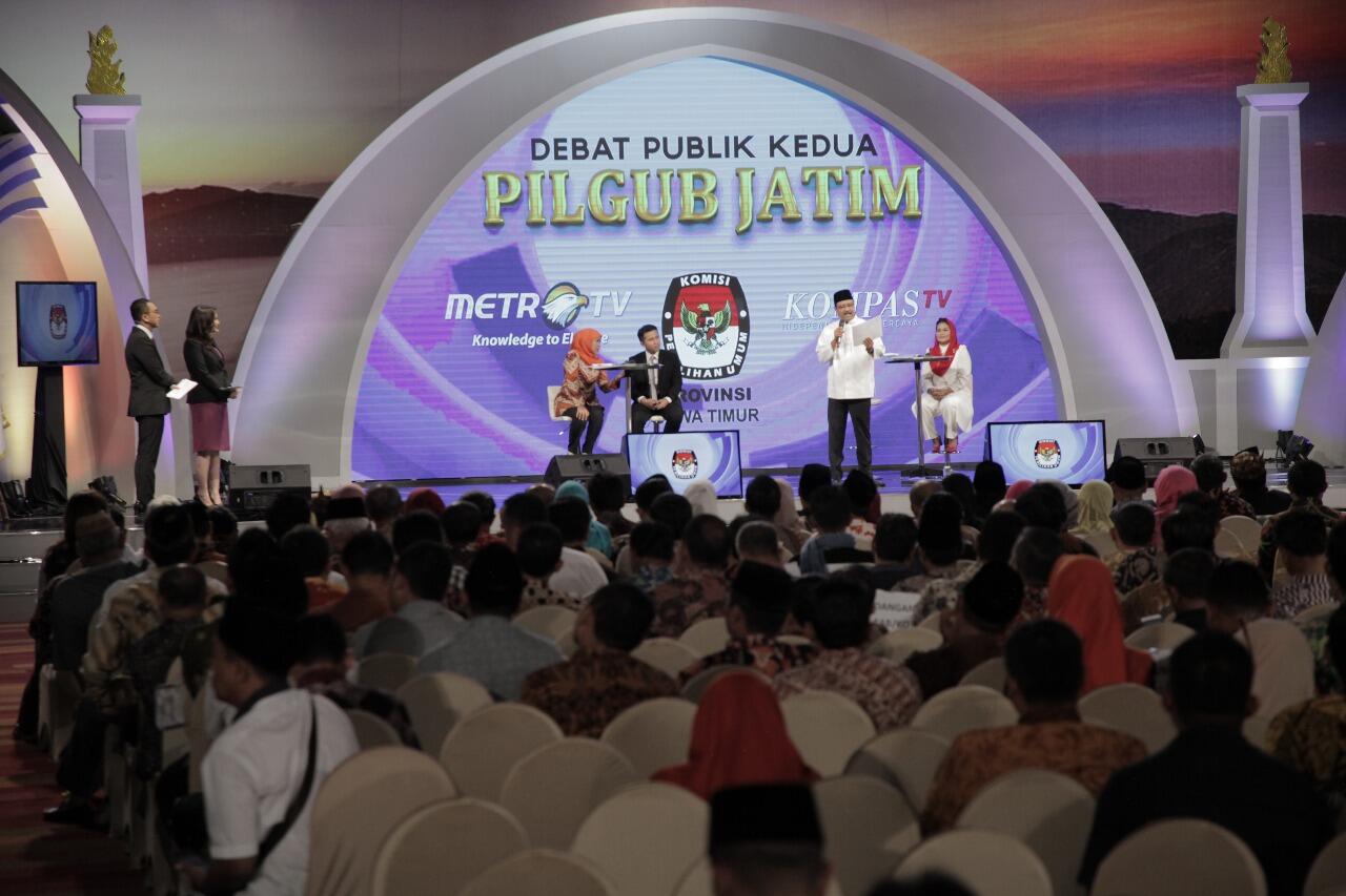 Saat Gus Ipul dan Khofifah Adu Data Soal Pengangguran di Jatim