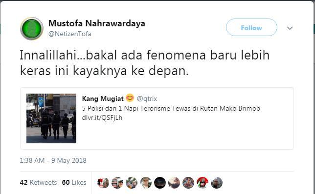 Hingga saat Ini Mobil, Truk, dan Ambulans Polisi Terus Keluar Masuk Mako Brimob