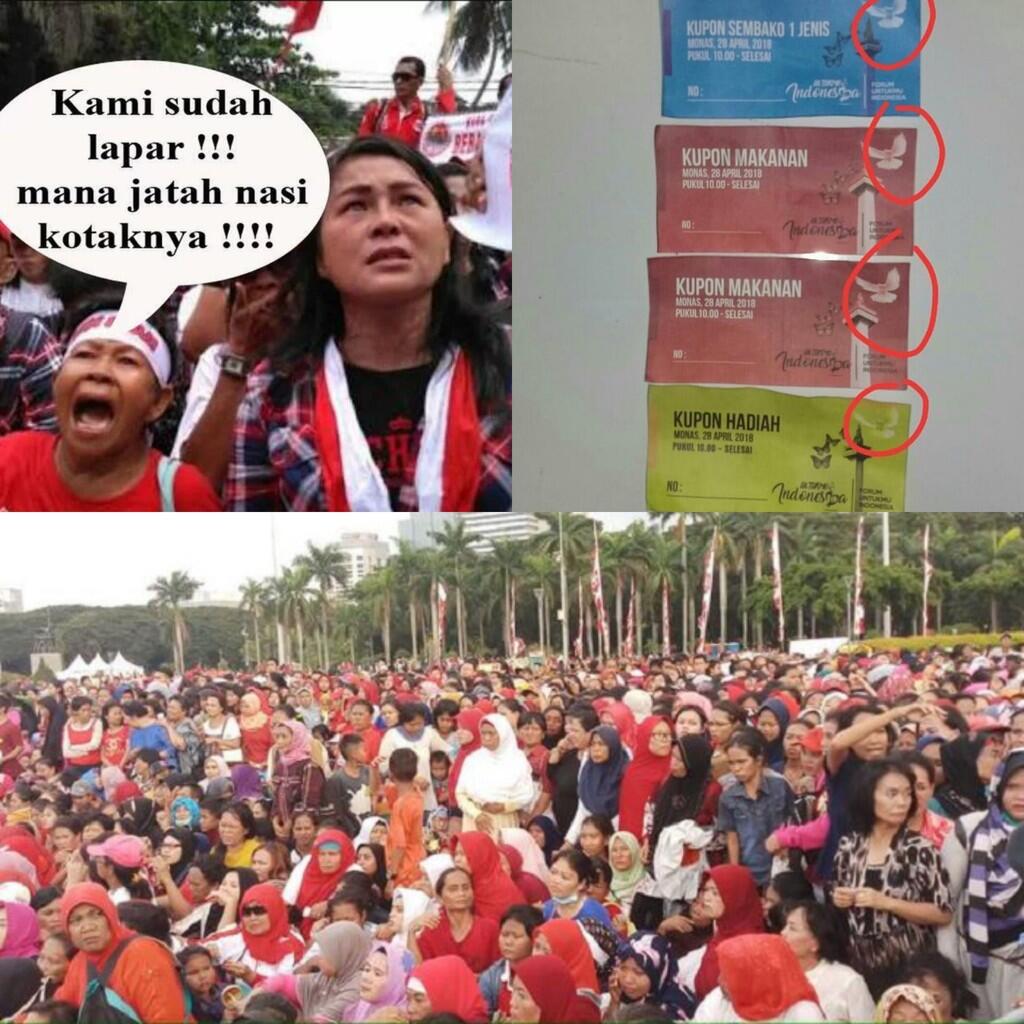 Putar-putar Duit Rp500 Juta untuk Korban Tragedi sembako Monas