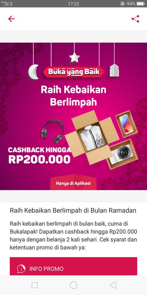 Promo yang gak niat dari bukalapak