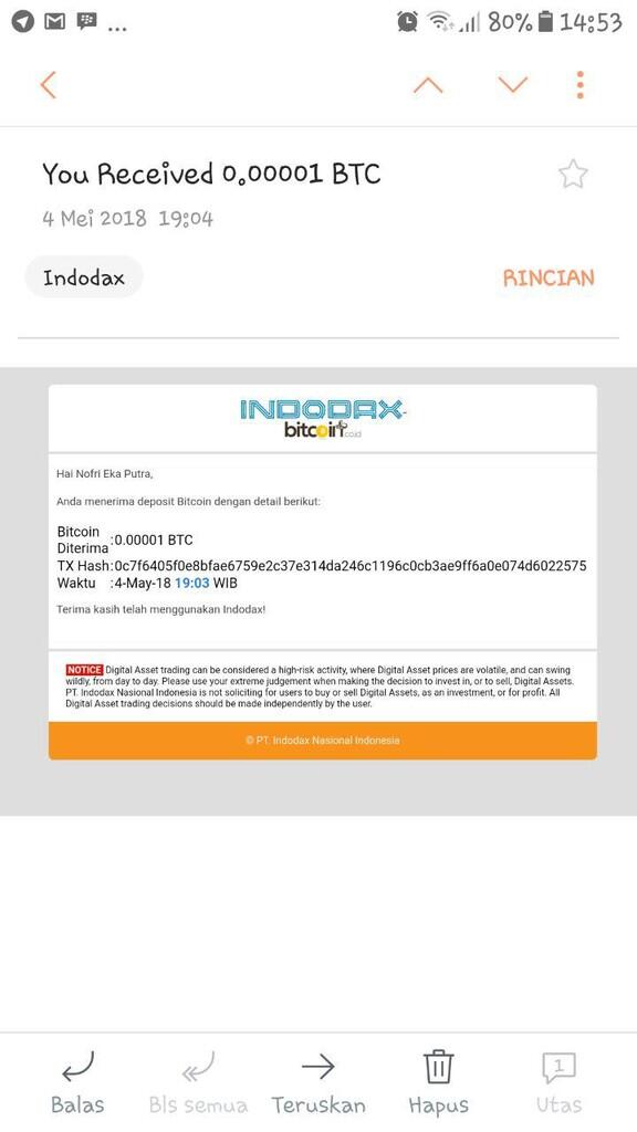 BTC GRATISSS... NO DEPO BISA WD KE INDODAX