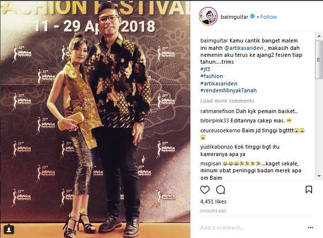 Unggah Foto Editan, Baim Jadi Mirip Andika Eks Kangen Band Hana Futari , Okezone Ju