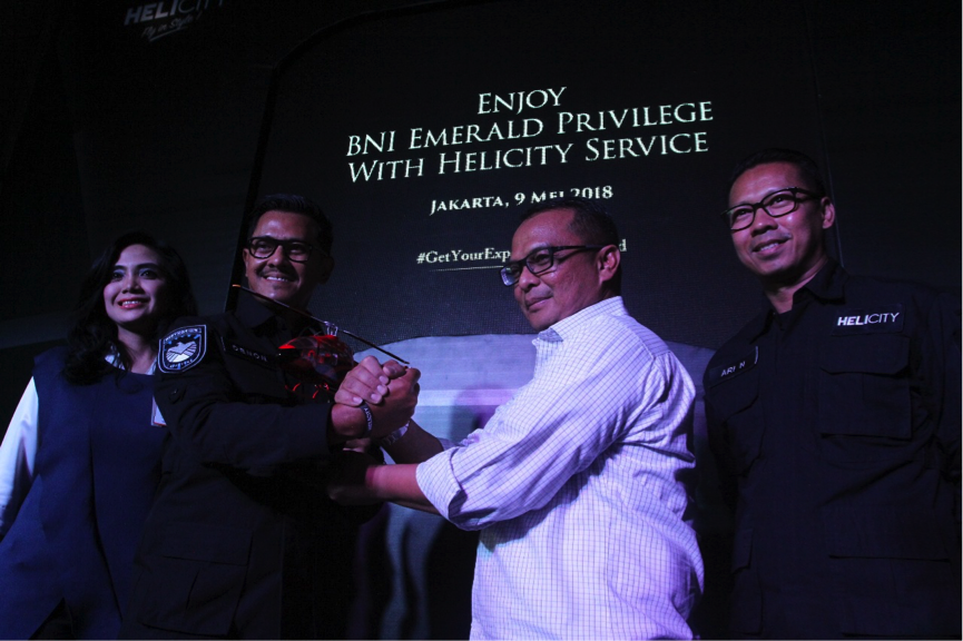 BNI Luncurkan Jasa Antar Jemput Naik Helikopter untuk Nasabah