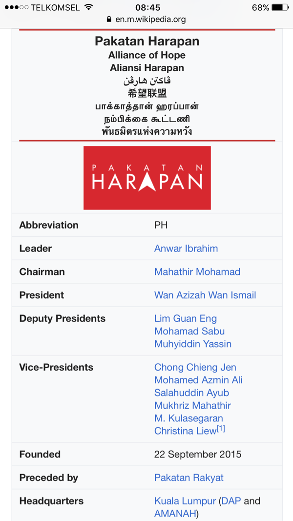 Oposisi Malaysia Menang, Mahathir Jadi PM Tertua di Dunia