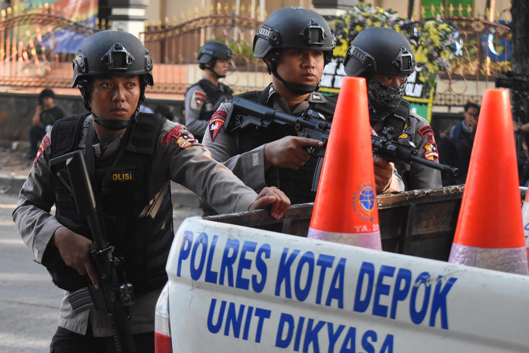 Sterilisasi Mako Brimob, Polisi Gelar Olah TKP