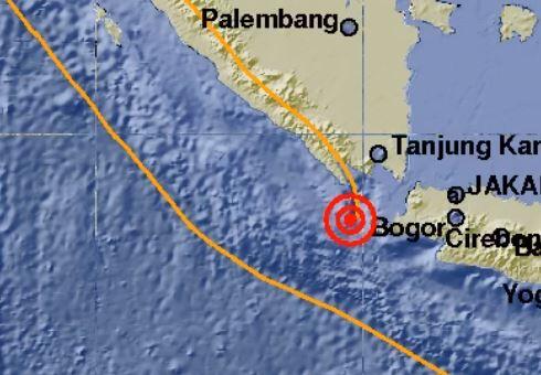 Gempa 5,7 Magnitudo Guncang Wilayah Lampung