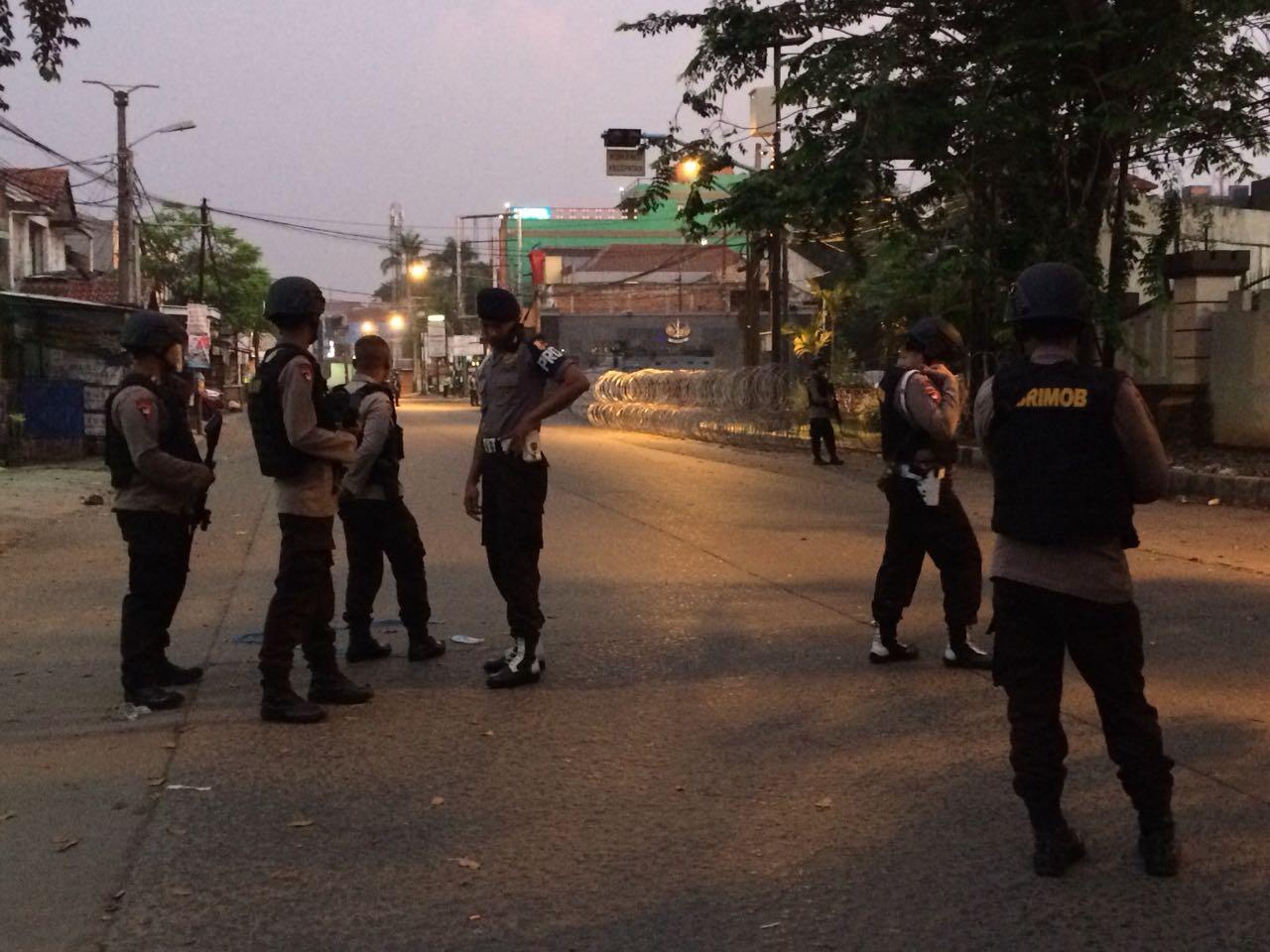 Terdengar Tiga Kali Ledakan dari Dalam Mako Brimob