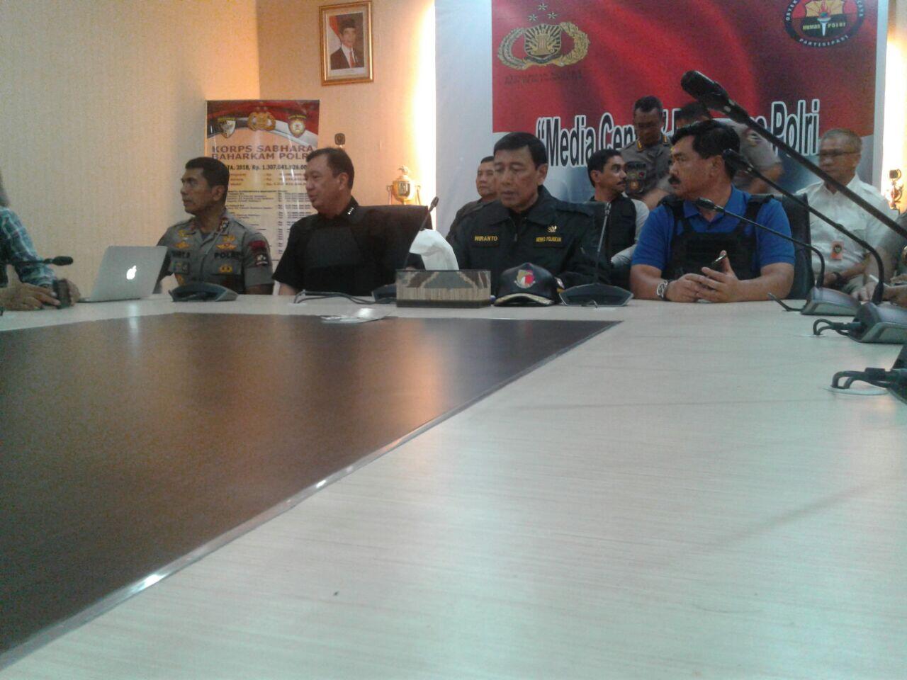 Aksi Napi Teroris Keji, Ini Pernyataan Lengkap Wiranto tentang Insiden Mako Brimob