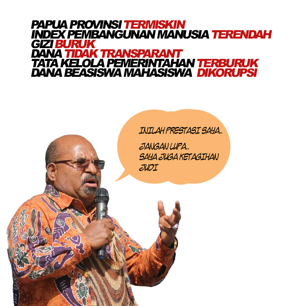Papua Terpuruk di Kepemimpinan Lukas Enembe