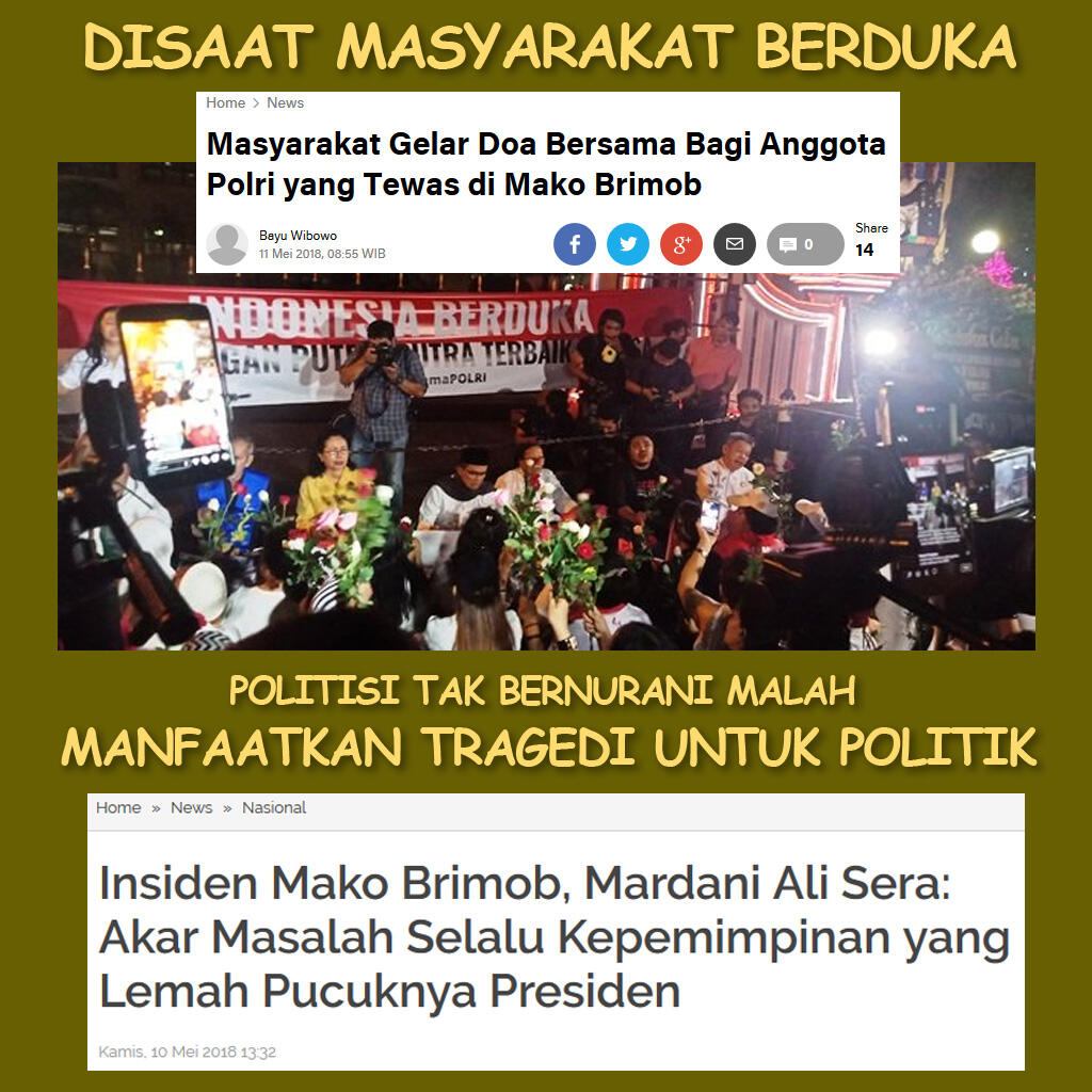 Komentar Fadli Zon Tentang Mako Brimob