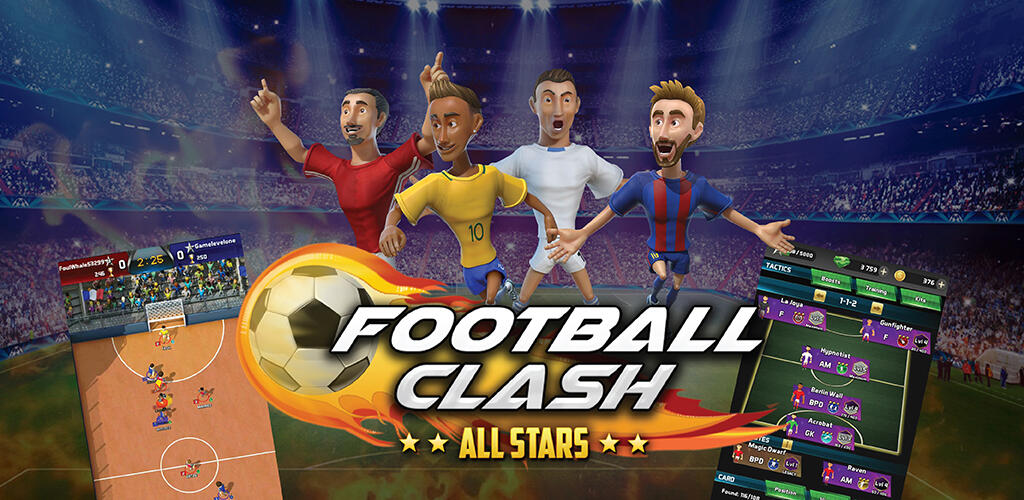 (IOS/ANDROID) Football Clash; All Stars download gratis sekarang!