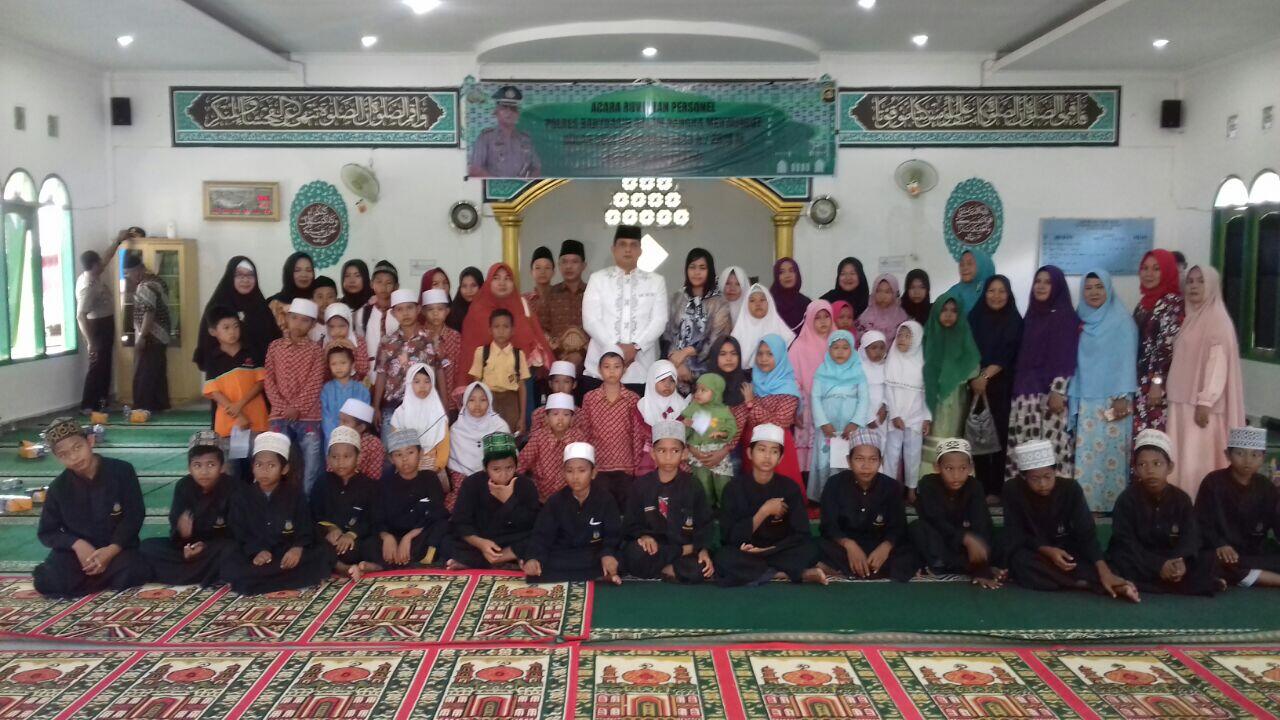 Sambut Rhamadan Polres Banyuasin Gelar Sedekah Ruahan Bersama Anak Yatim