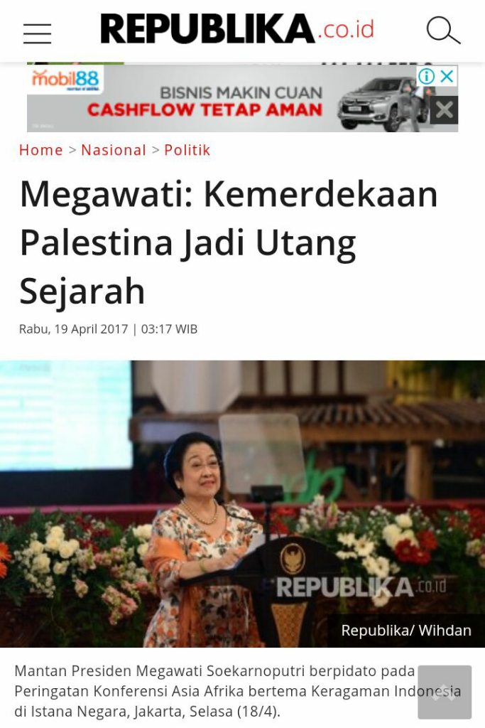 Pemerintah RI Tegaskan Konsistensi Dukung Perjuangan Palestina