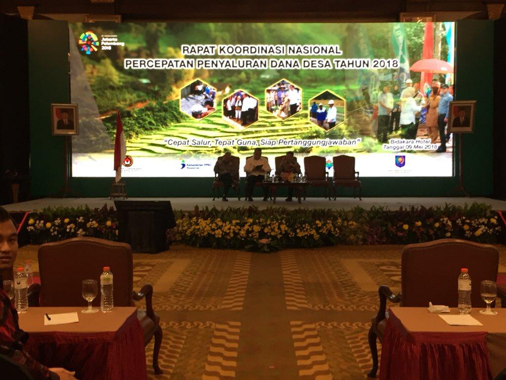 Gelar Rakor, Kemendes PDTT Percepat Penyaluran Dana Desa 2018