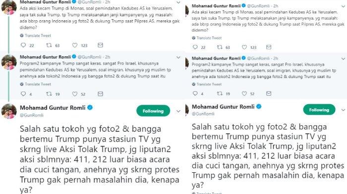 Aksi 115,Romli Sindir yang Pernah Foto Bareng Trump: Luar Biasa Acara Dia Cuci Tangan