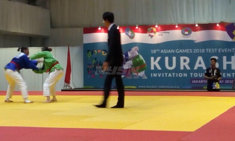 Bersaing di Test Event, Cabang Kurash Incar Satu Medali Emas Asian Games 2018