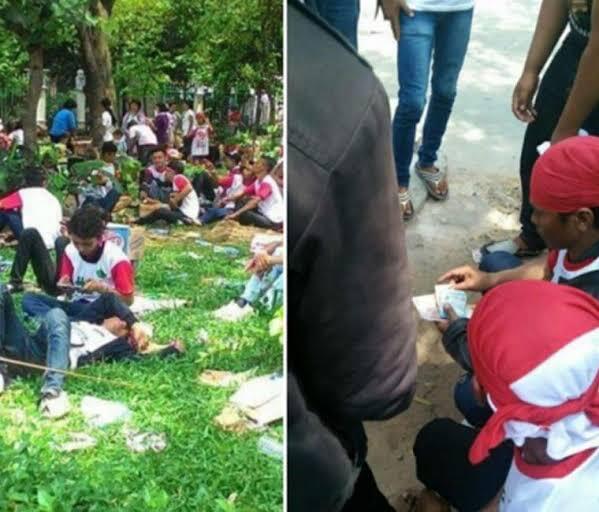 Aksi 115 Solidaritas untuk Baitul Maqdis Bubar, Monas Kembali Kinclong