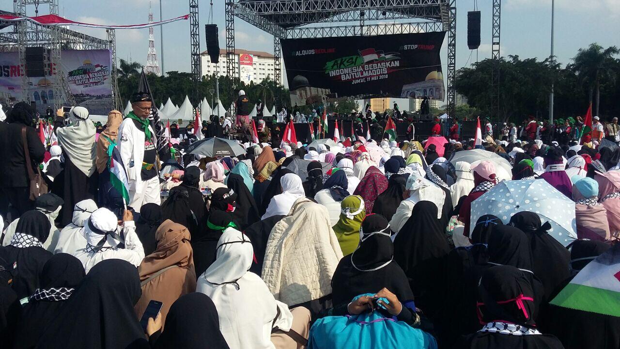 Peserta Aksi 115 Turut Ajak Keluarga Berdemo Agar Tumbuh Rasa Empati