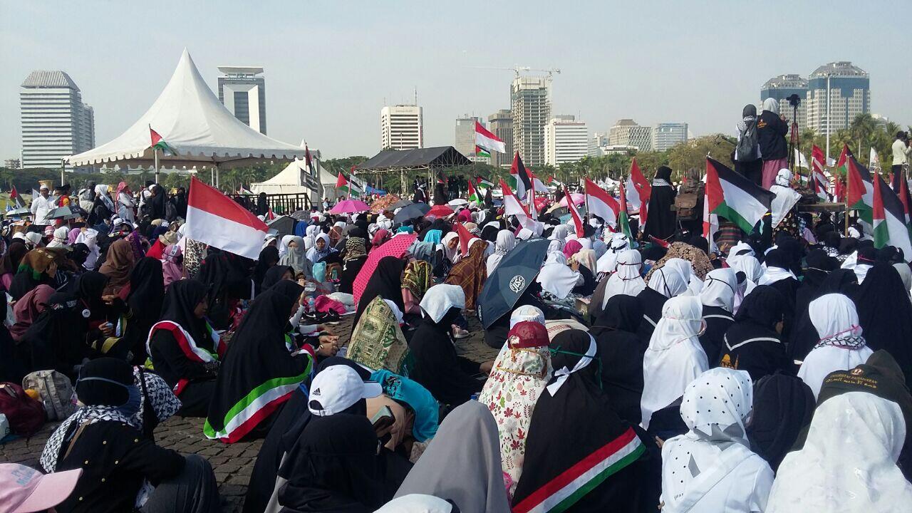 Peserta Aksi 115 Turut Ajak Keluarga Berdemo Agar Tumbuh Rasa Empati