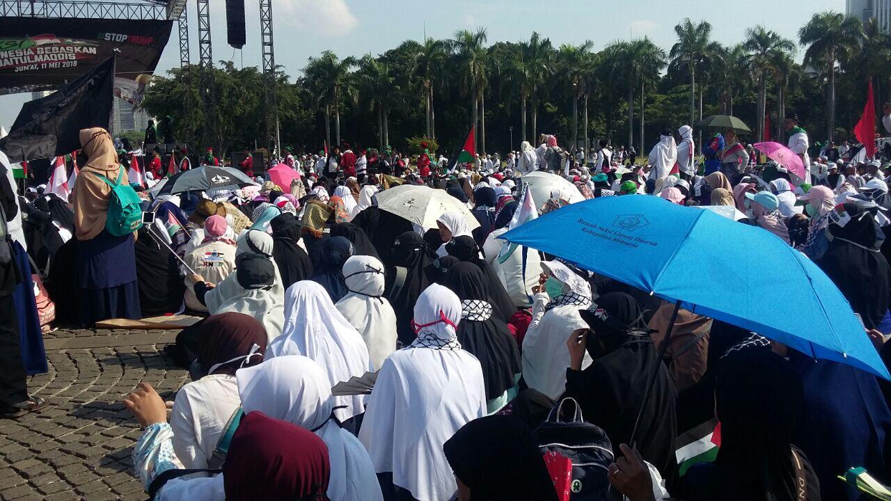Peserta Aksi 115 Turut Ajak Keluarga Berdemo Agar Tumbuh Rasa Empati