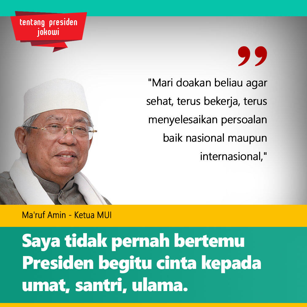 Saya tidak Pernah Bertemu Presiden Begitu Cinta Umat, Santri, dan Ulama