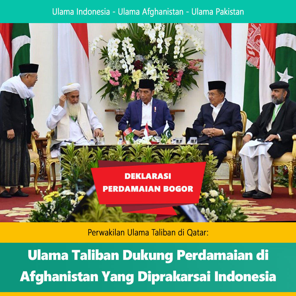 Ulama Taliban Dukung Perdamaian di Afghanistan Yang Diprakarsai Indonesia