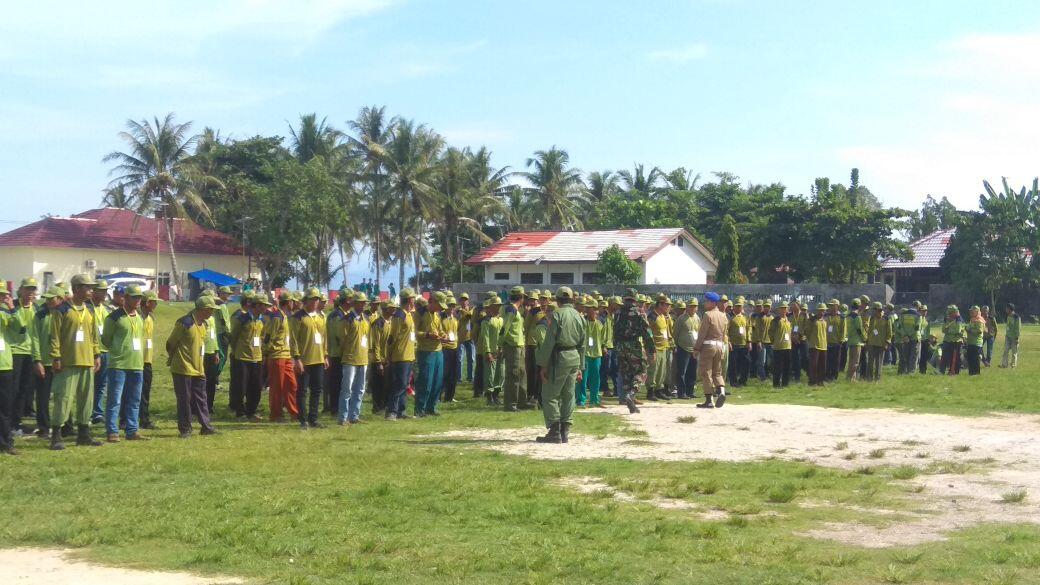 Pol-PP Pesisir Barat Gelar Pelatihan Satlinmas