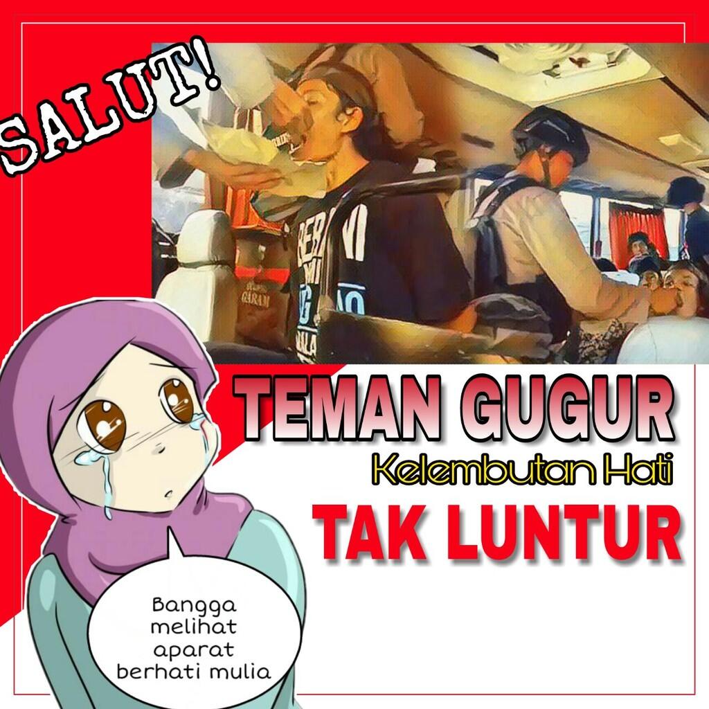 Polisi Menyuapi Makanan Teroris, Bukti Sikap Humanis Kepolisian