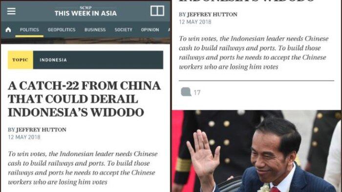 Jadi Pemberitaan Media Internasional, Jokowi Disebut Butuh Uang dari China