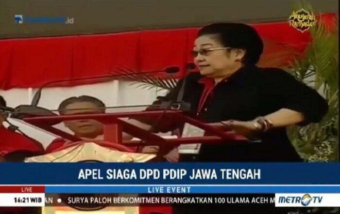 Megawati : Apa Kita Setuju Dijajah Lagi? Massa PDIP : “Setujuu!!!”