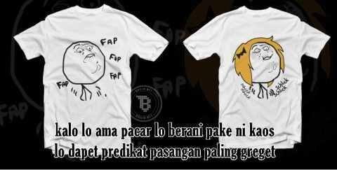 10 Meme Baju Couple ini Kocak Abis, ABG Alay Pasti Kesindir Nih!