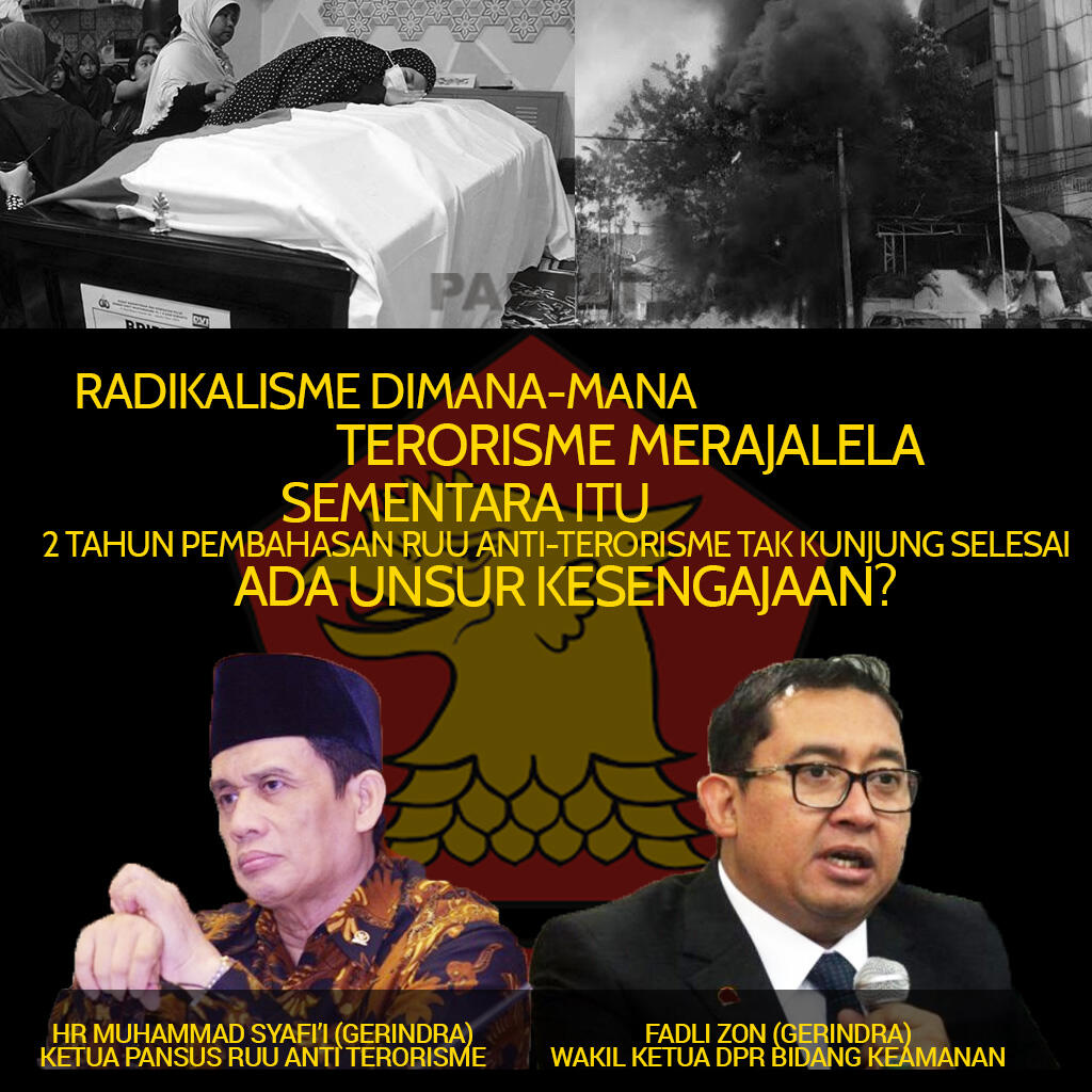 Ini Ciutan Fadli Zon tentang Terorisme, Netizen : Anda Pendukung Teroris?