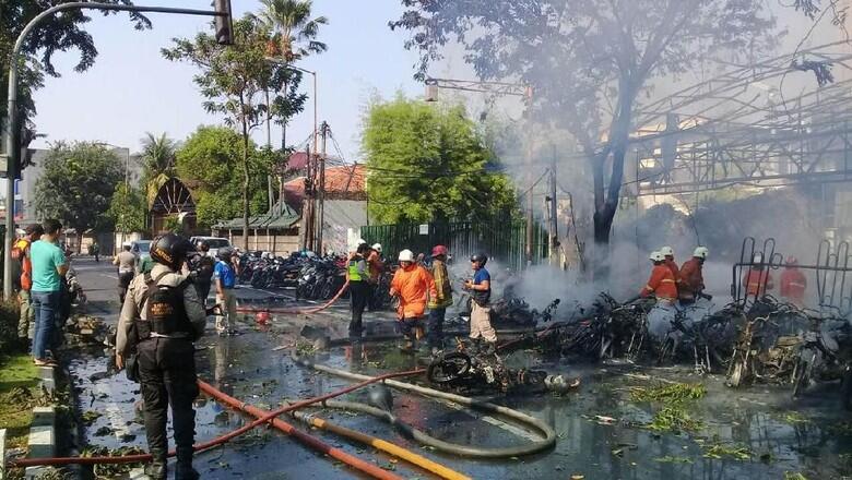 Polisi: Jangan Sebar Foto dari Lokasi Bom Gereja Surabaya