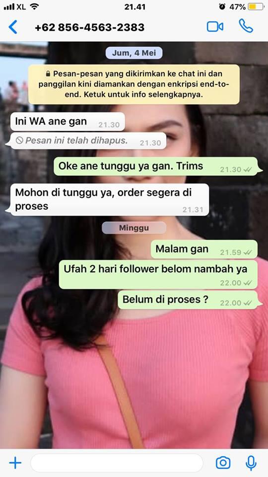 Penipuan nick rajanyajasa, norek 0183584607 BCA a/ LAILATUL KHODARIYA, Jawa Timur.