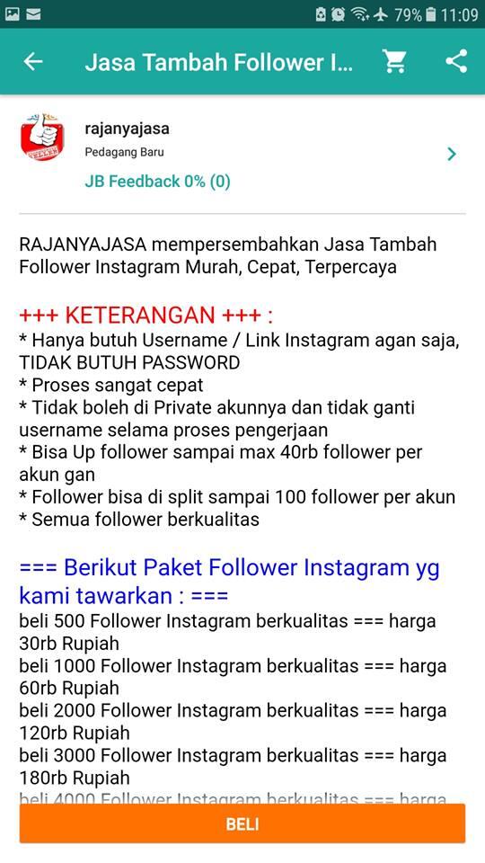 Penipuan nick rajanyajasa, norek 0183584607 BCA a/ LAILATUL KHODARIYA, Jawa Timur.