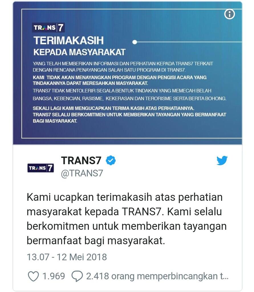 Ustadz Maaher At Thuwailibi Ulama Radikal Ditolak Trans7, Tangkap Juga Pak Polisi!