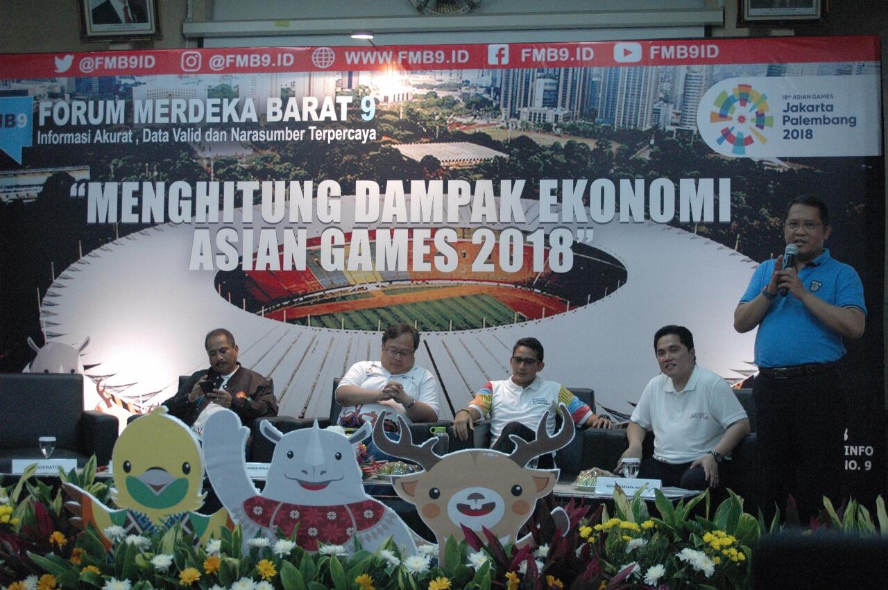 Bappenas: Dampak Ekonomi Langsung Asian Games Rp 3,6 Triliun