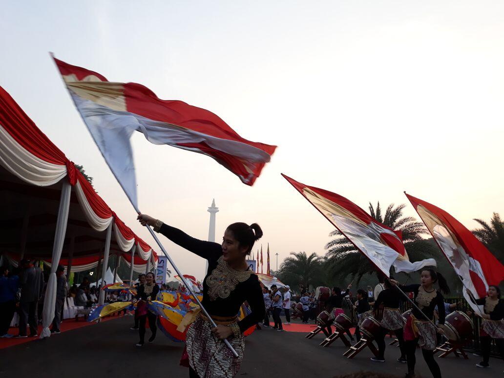 100 Hari Jelang Asian Games, Wapres JK Ajak Masyarakat Rayakan Parade
