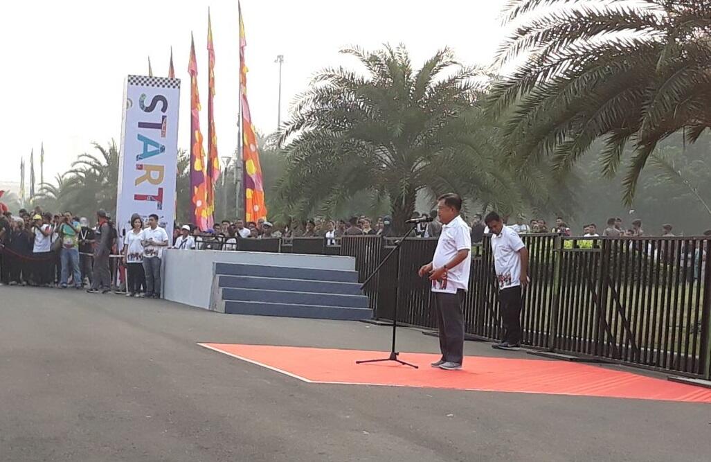 100 Hari Jelang Asian Games, Wapres JK Ajak Masyarakat Rayakan Parade