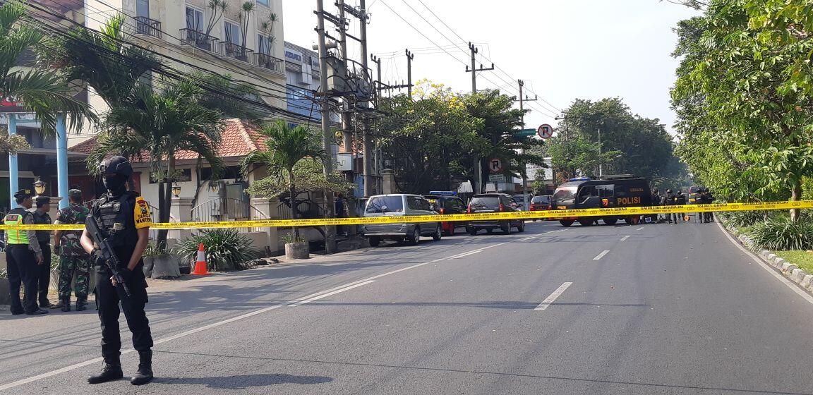FOTO: Situasi Terkini Paska Ledakan di GKI Jalan Diponegoro Surabaya