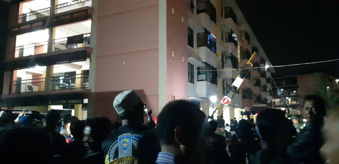 Bom di Rusunawa Sidoardjo, Terdengar 5 Kali Ledakan