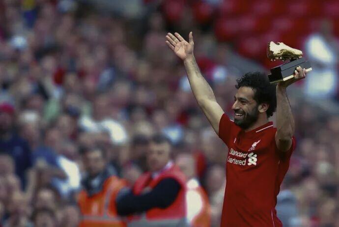 Sepatu Emas Liga Primer Inggris Milik Salah