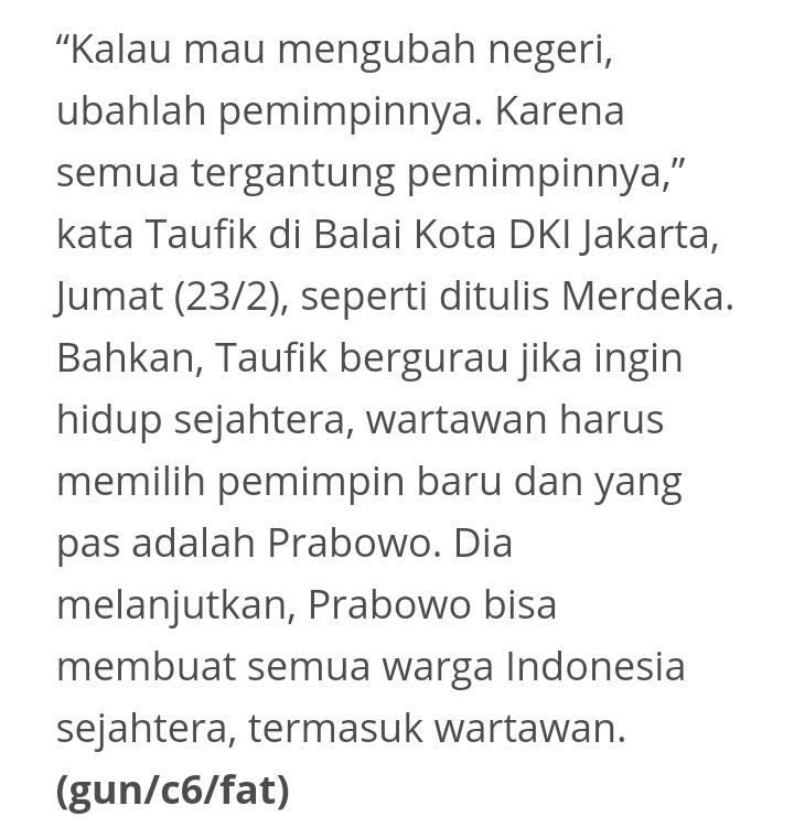 Pakai Isu Bom Surabaya Untuk Serang Prabowo