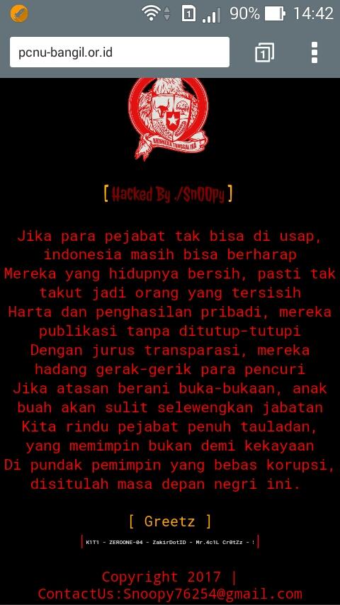 Kritikan Pedas di Situs Pengurus Cabang Nahdatul Ulama Bangil