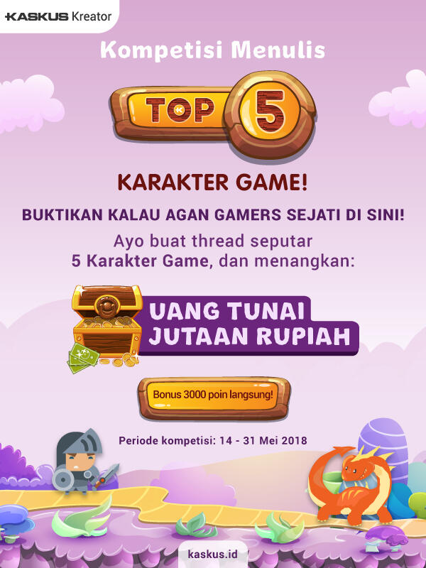 Kenapa Karakter Game Bisa Tak Terlupakan? Bahas di TOP 5!