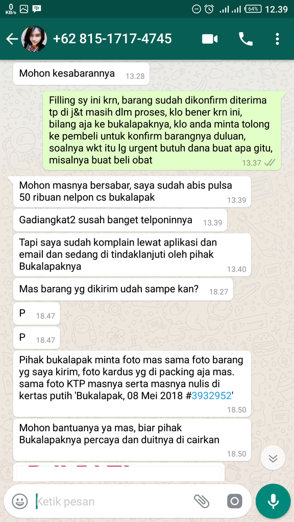 &#91;Penipu&#93; Sidik Maulana Hidayat @dikaulana